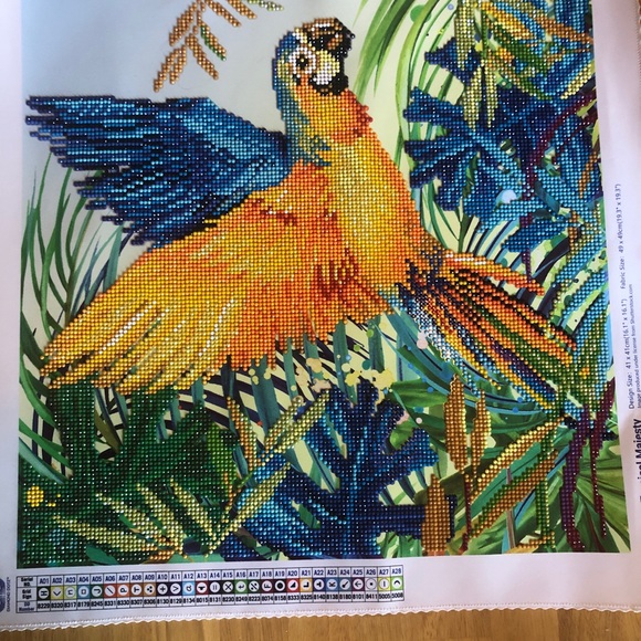 Parrot DIY Rhinestone Picture - Picture 2 of 4